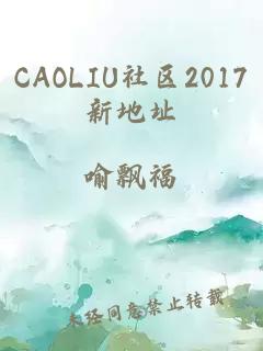 CAOLIU社区2017新地址